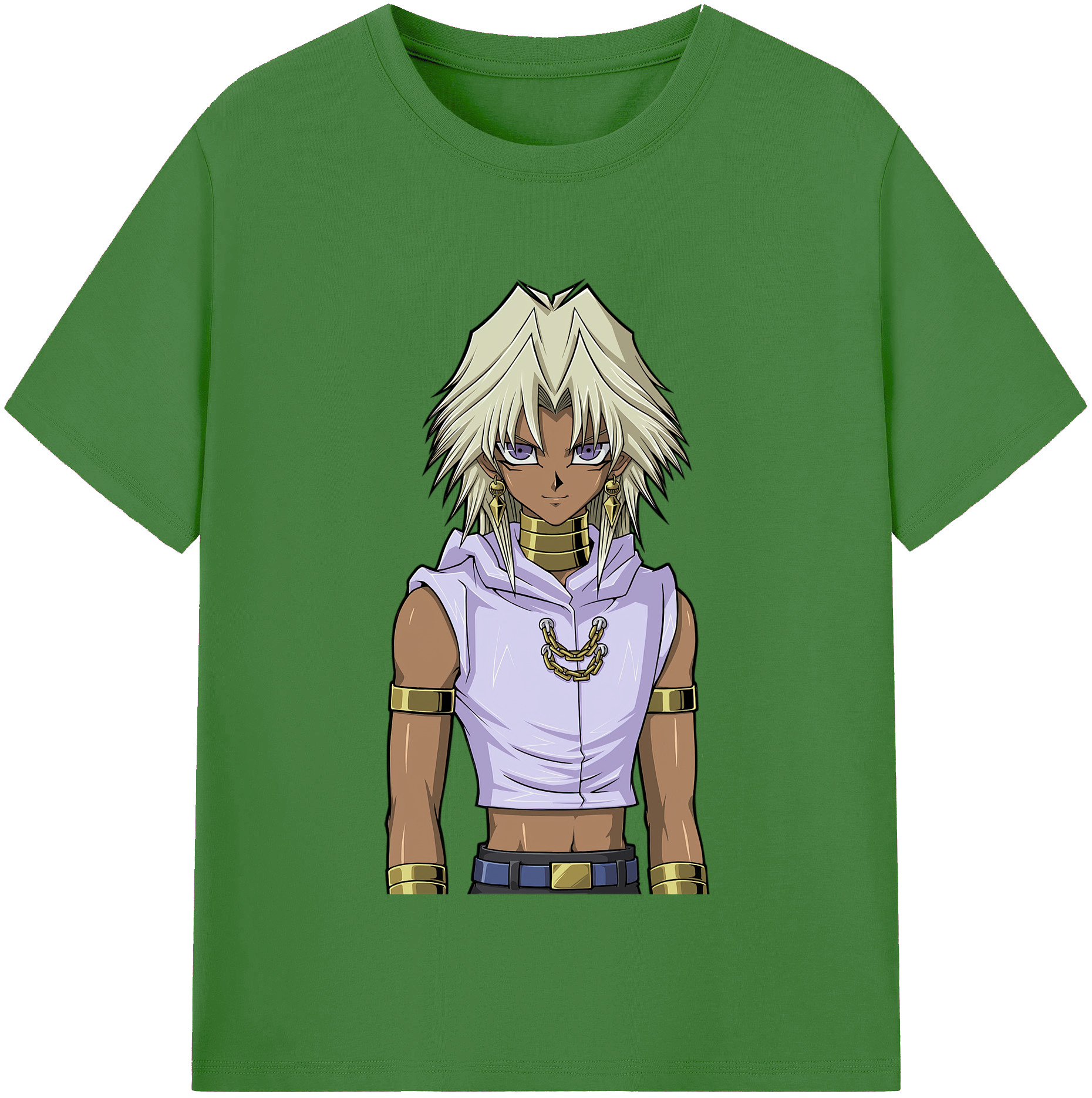 （画像用） 遊☆戯☆王 Yu-Gi-Oh! レディースカジュアルプリントTシャツ（綿100％）